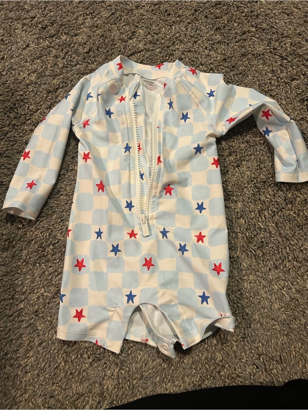 BUNDLE of swimsuits 3 ranging from 6-12 months